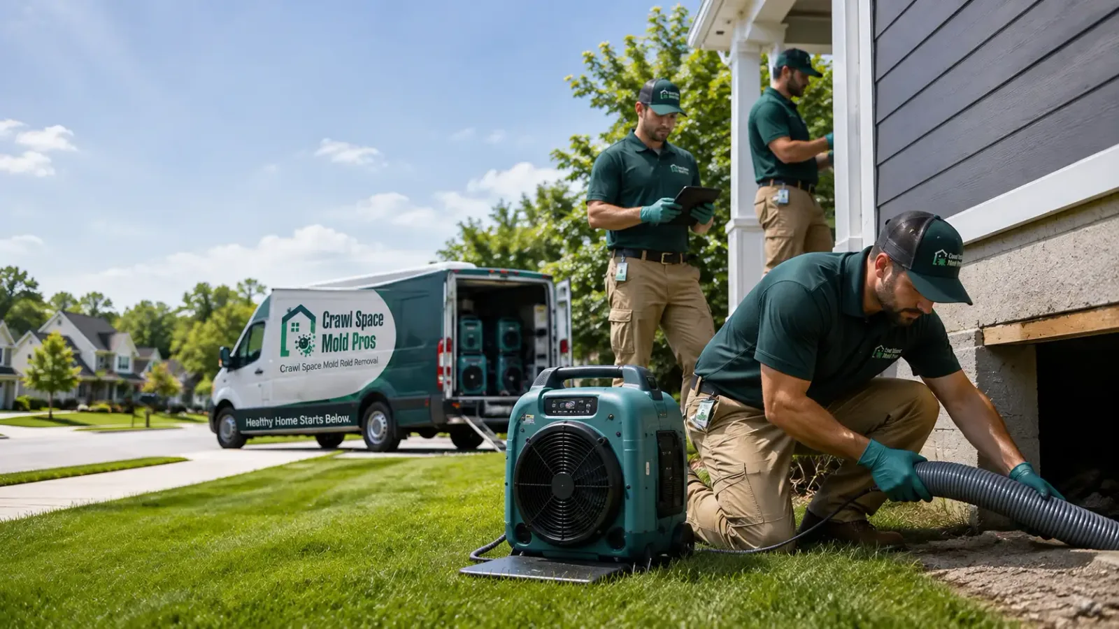 Crawl Space Mold Removal in Farmington, PA